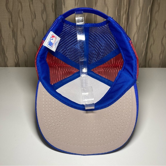 MLB Montreal Expos Size Med/Large ANNCO Tri-Color Mesh Snapback Trucker RARE - Picture 11 of 16